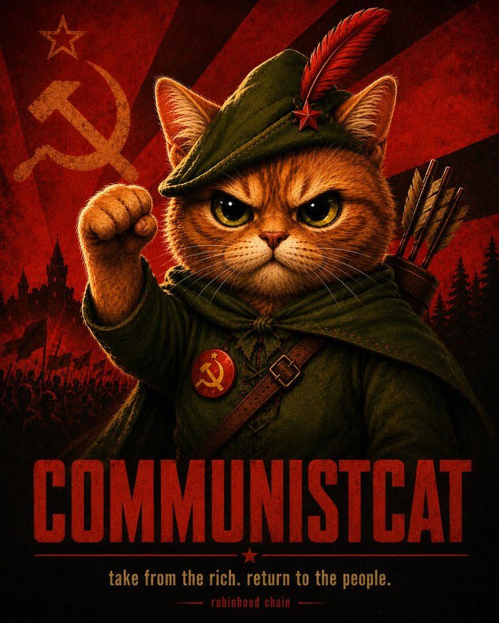 Communistcat — take from the rich, return to the people